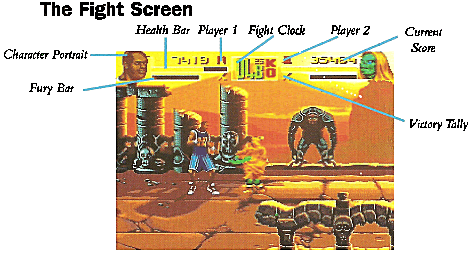 Shaq Fu HUD explanation